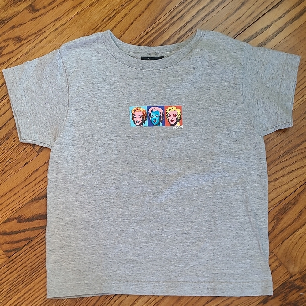 Vintage Andy Warhol Graphic T-Shirt with Marilyn Monroe